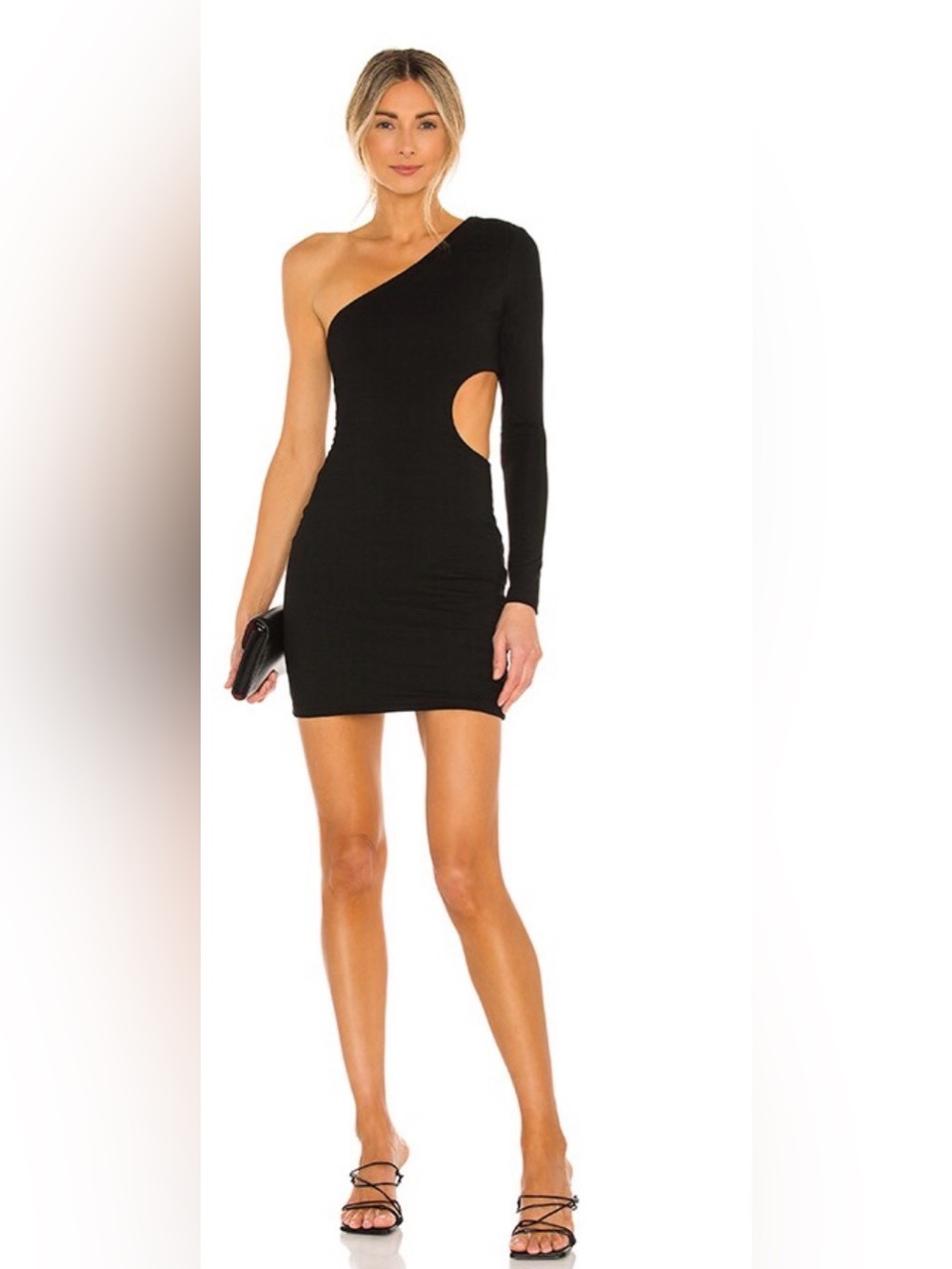 Superdown Katia Cut Out Dress in Black Mini Dress going out girls night party